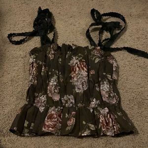 Brock Collection x H&M Lyocell-blend Floral Top